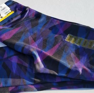 Member's Mark Missy Purple Black Blue Active Capri